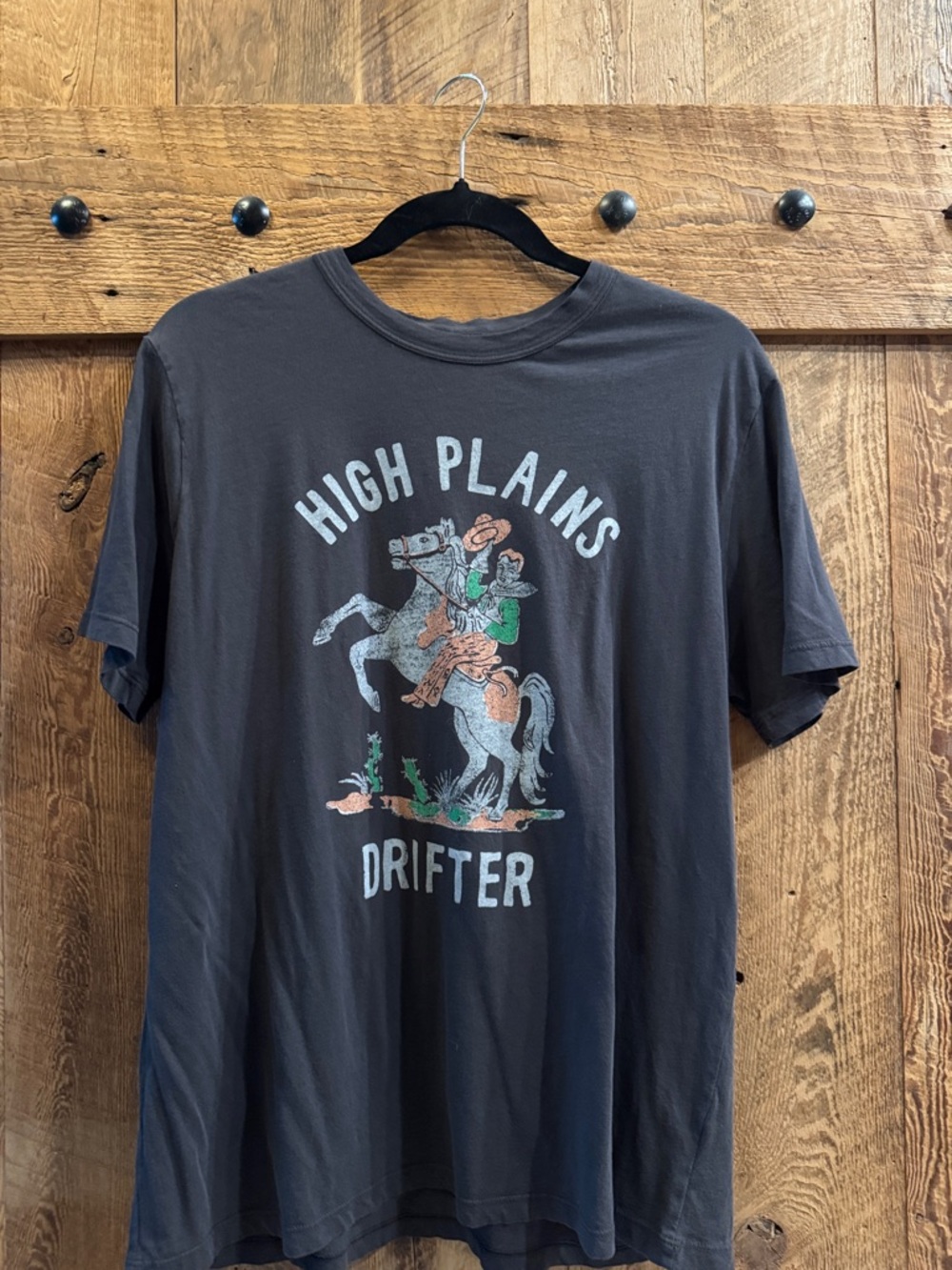 High Plains Drifter Graphic Tee - Charcoal